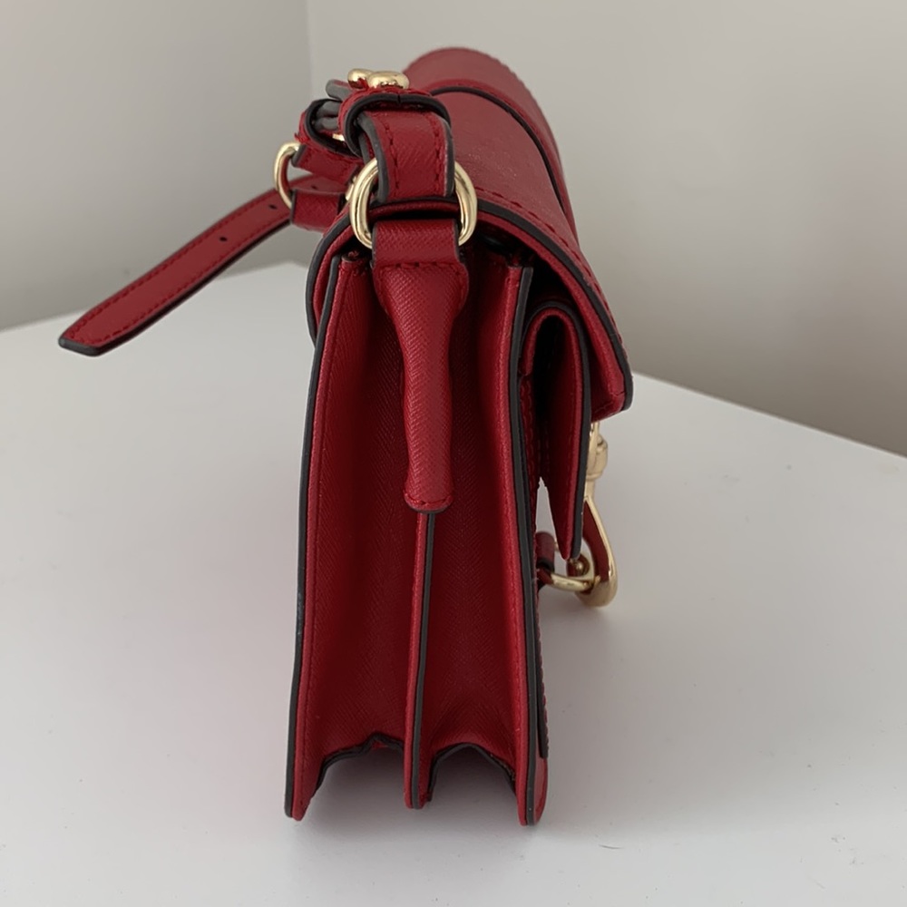 Rebecca Minkoff red leather mini flap bag - Picture 3 of 7